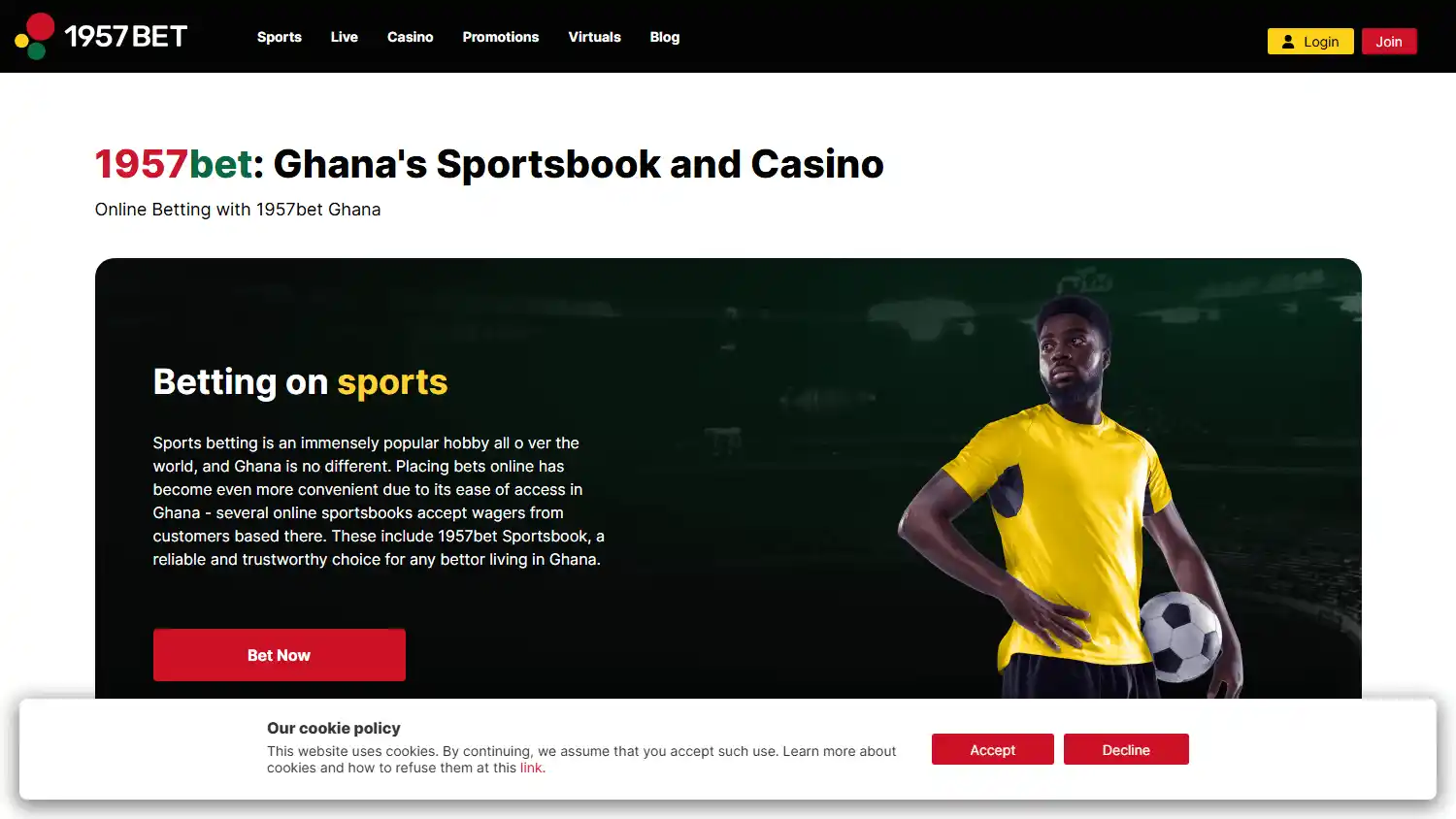 1957bet Casino screenshot 1