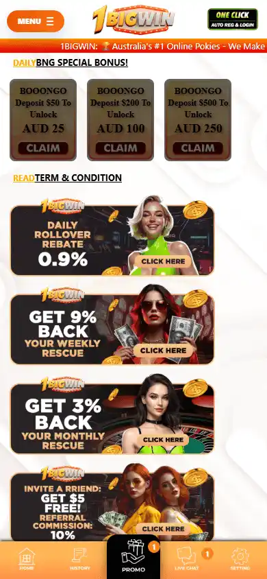 1BigWin Casino screenshot 4