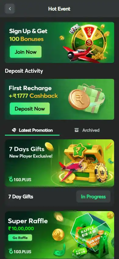 1GO.PLUS Casino screenshot 6