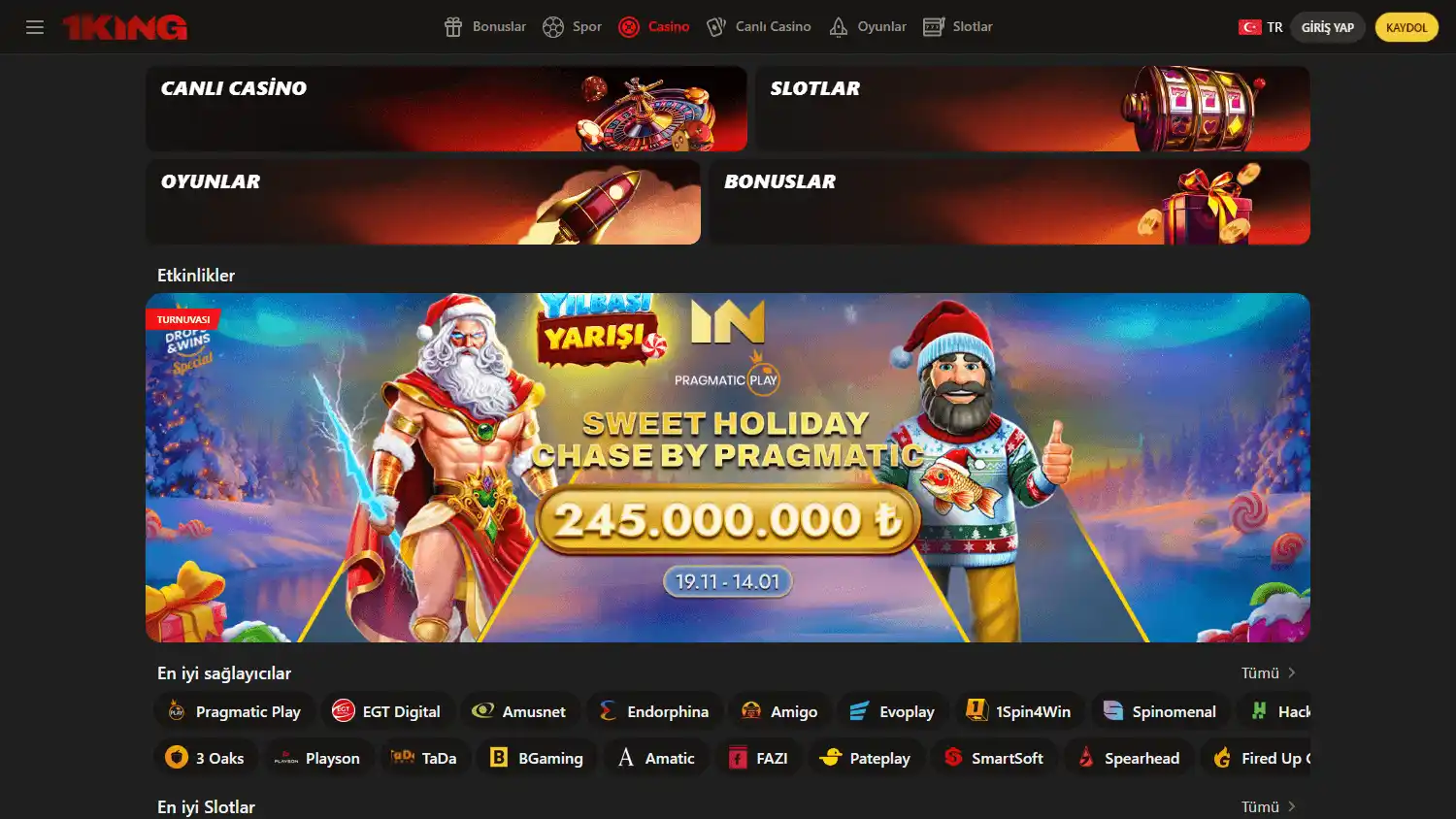 1King Casino screenshot 2