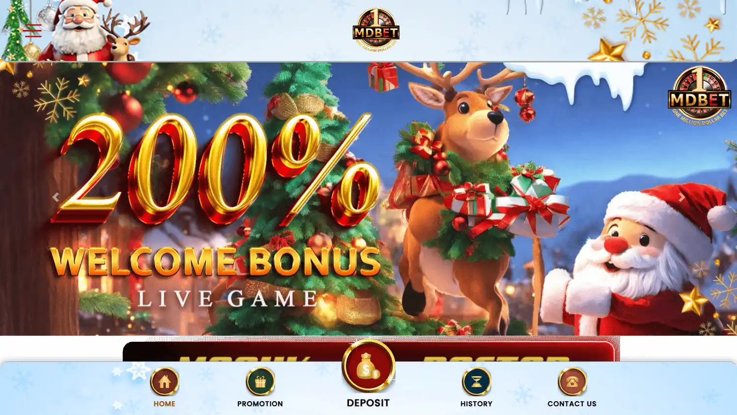 1MDBet Casino screenshot 1