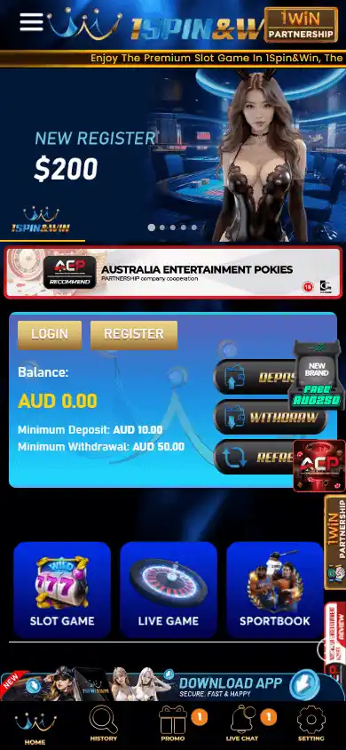 1Spin&Win Casino screenshot 3