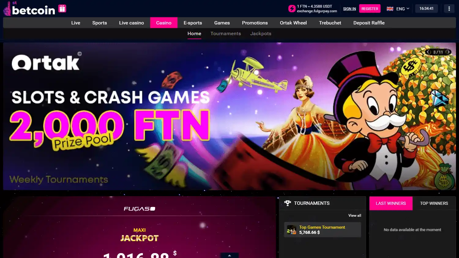 1stbetcoin Casino screenshot 2