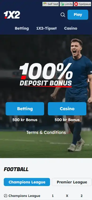 1x2 Casino screenshot 3