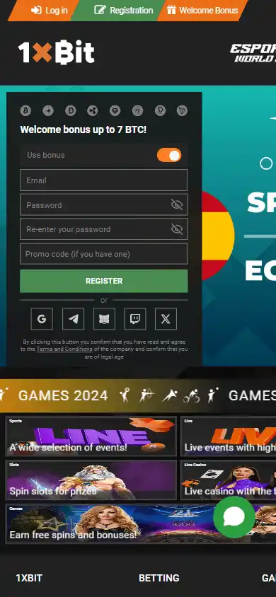1xBit Casino screenshot 4
