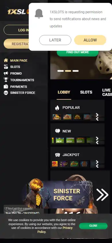 1xSlots Casino screenshot 4