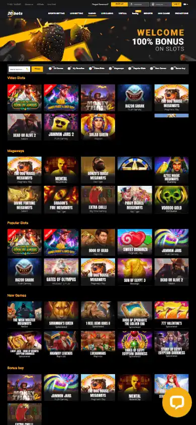 20bets Casino screenshot 5
