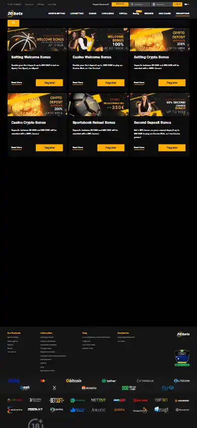 20bets Casino screenshot 6