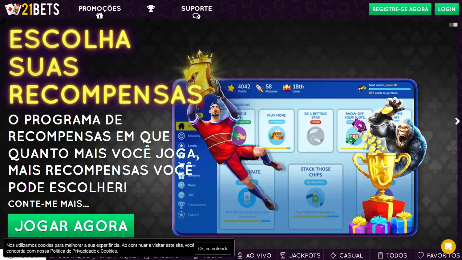 21betscasino screenshot 1