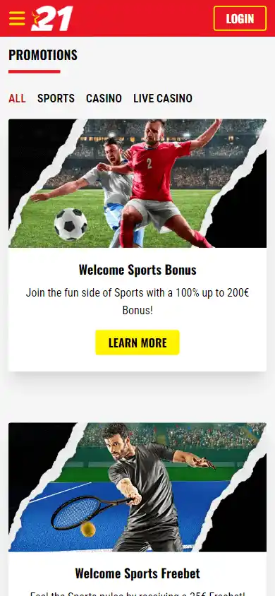 21bets Casino screenshot 6