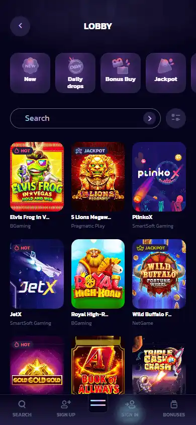 21bit Casino screenshot 5