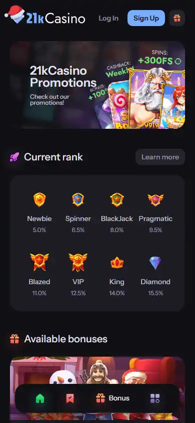 21k Casino screenshot 6