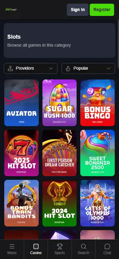 24/7 Casino screenshot 5