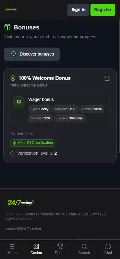 24/7 Casino screenshot 6