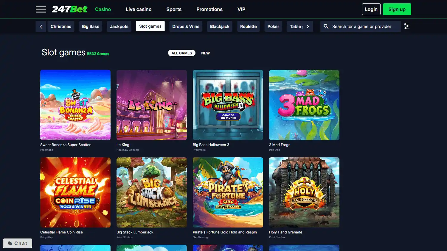 247Bet Casino screenshot 2