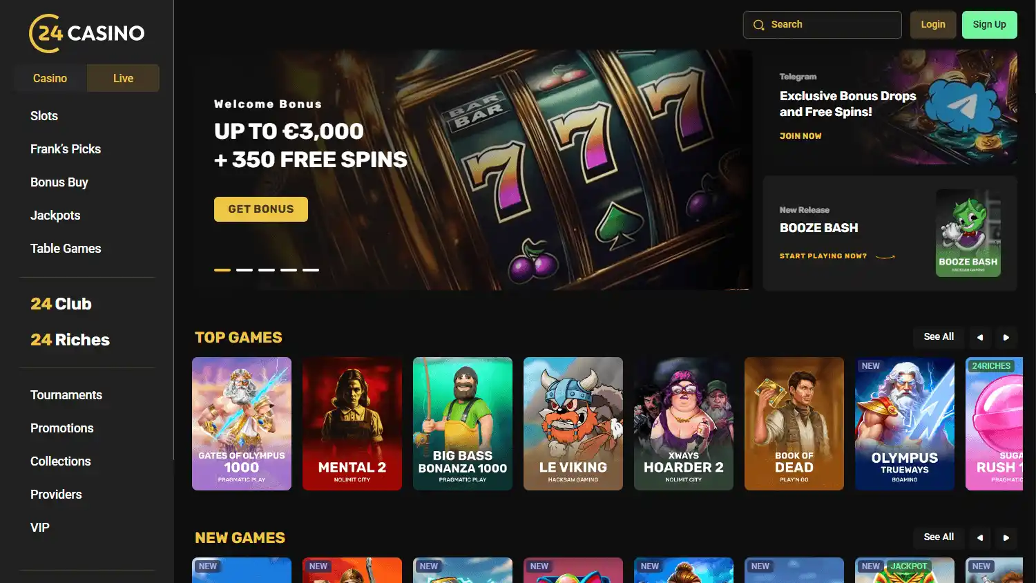 24Casino screenshot 1