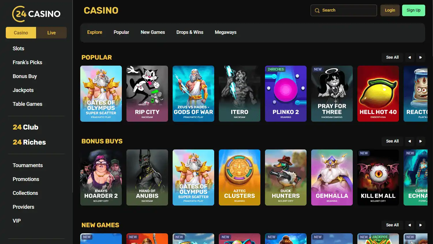 24Casino screenshot 2