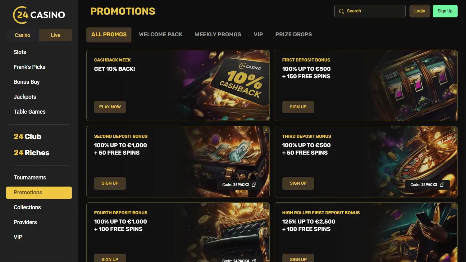 24Casino screenshot 3