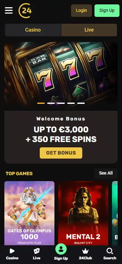 24Casino screenshot 4