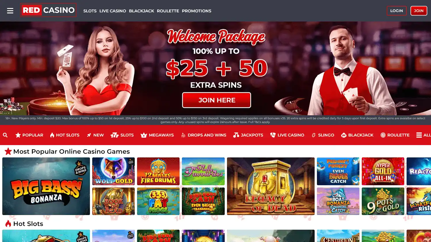 Red Casino screenshot 1