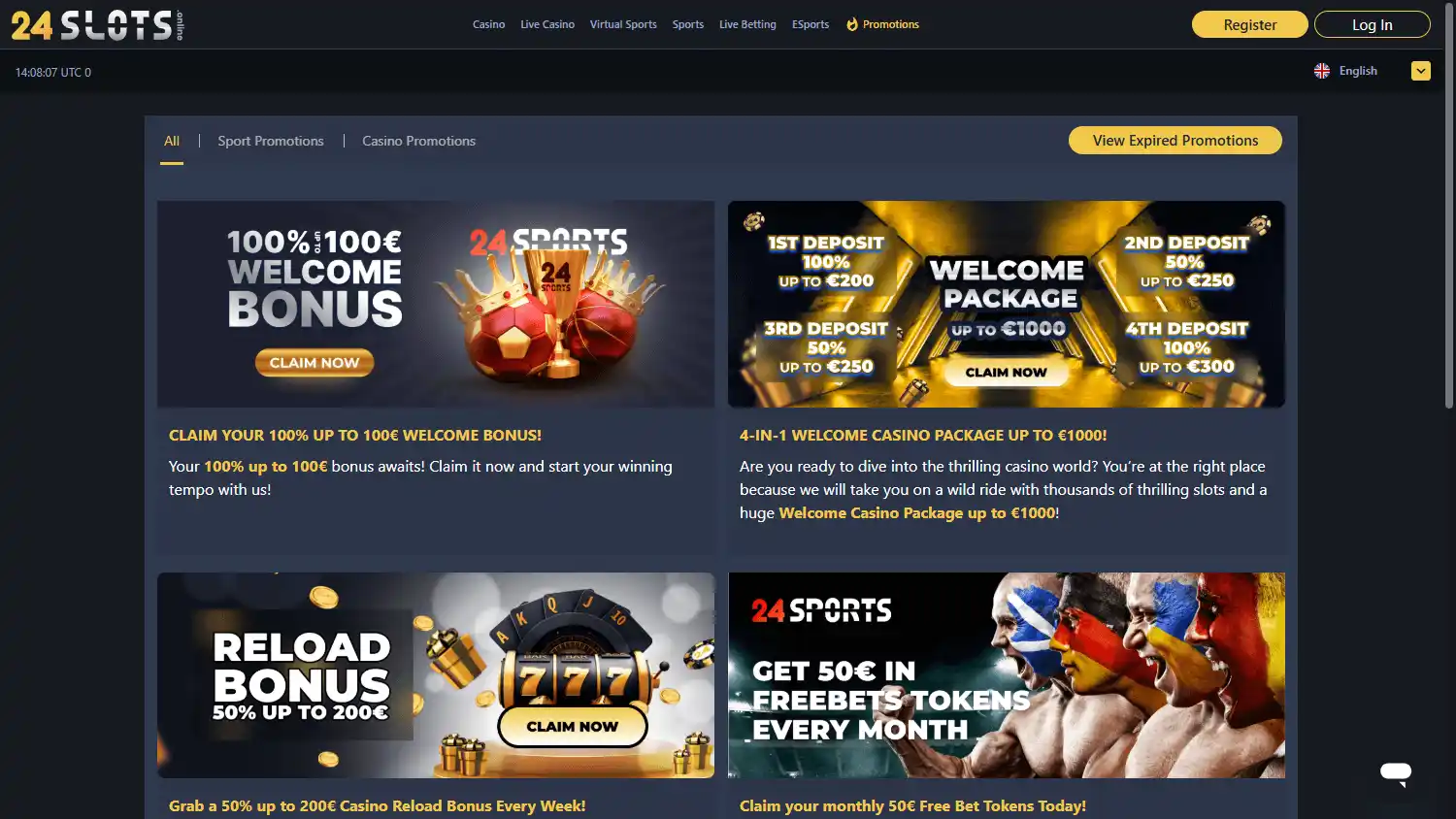 24slots Casino screenshot 2