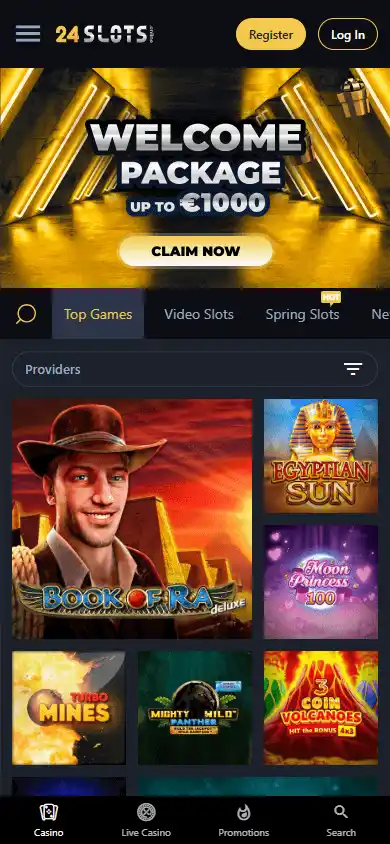 24slots Casino screenshot 3