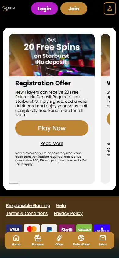 24Spin Casino screenshot 6