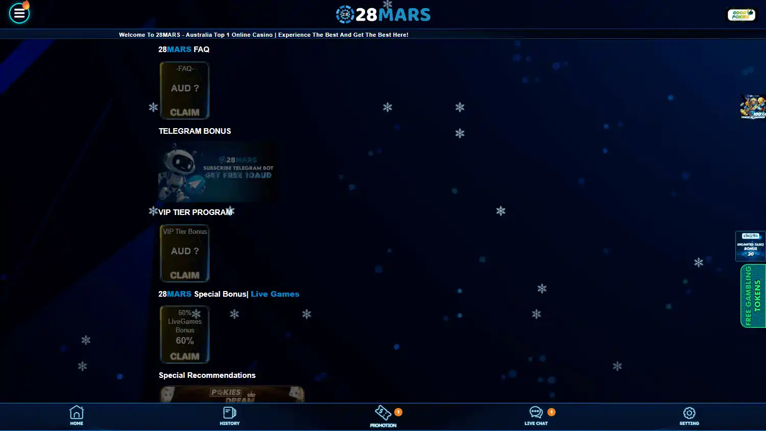 28Mars Casino screenshot 2