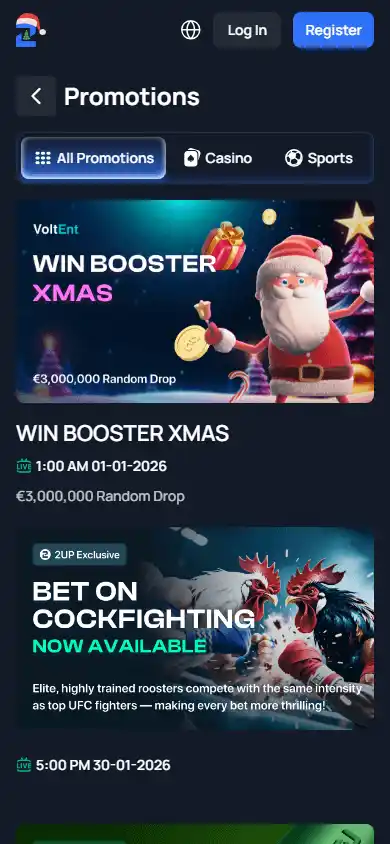 2UP Casino screenshot 6