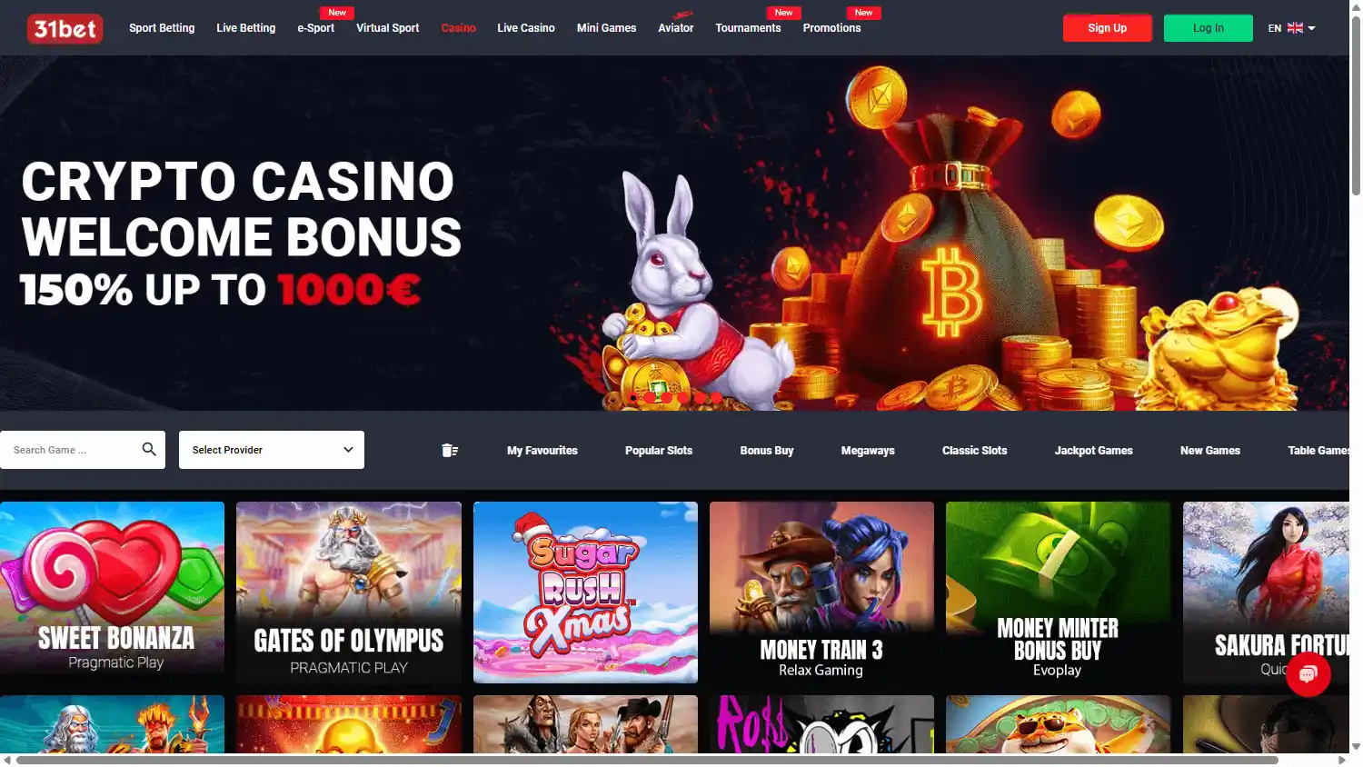 31bet Casino screenshot 2