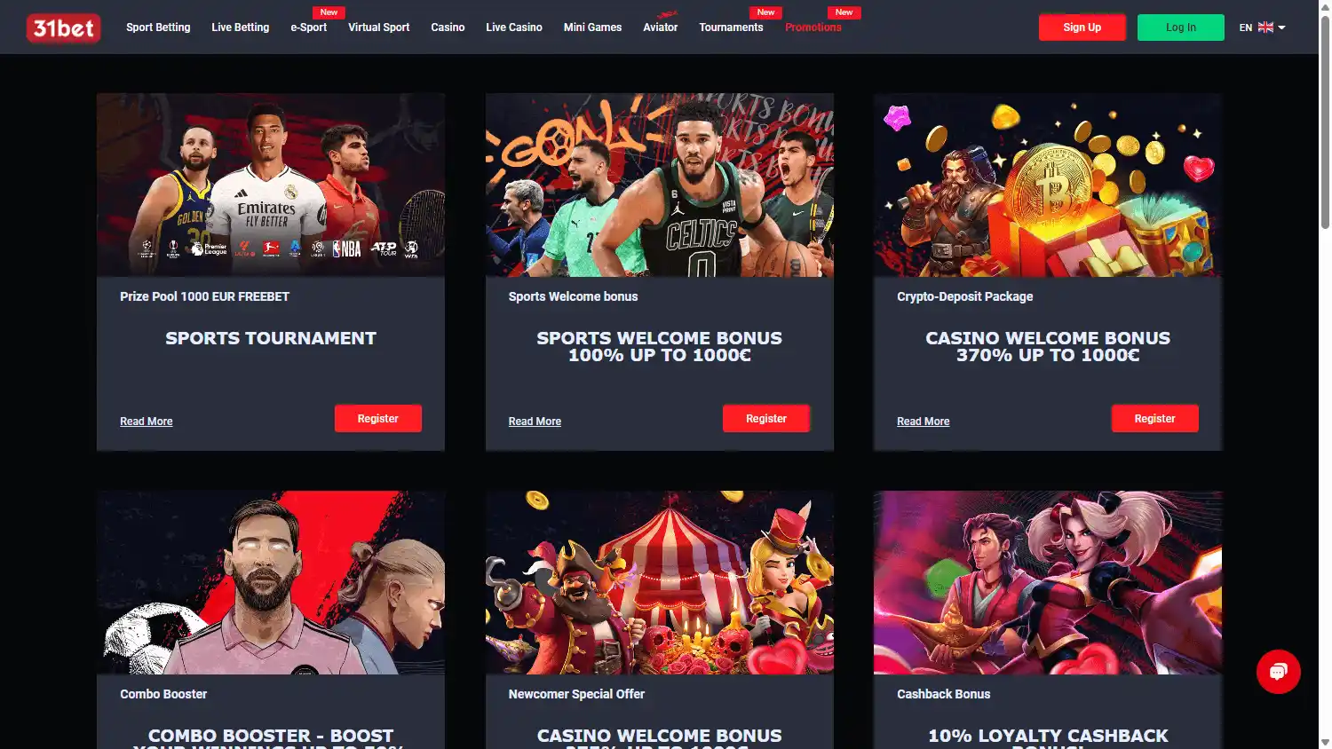 31bet Casino screenshot 3