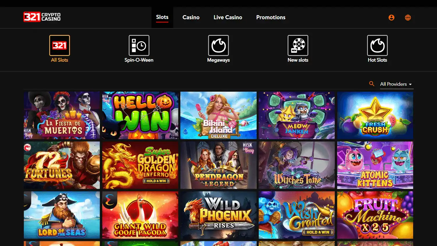 321CryptoCasino screenshot 2