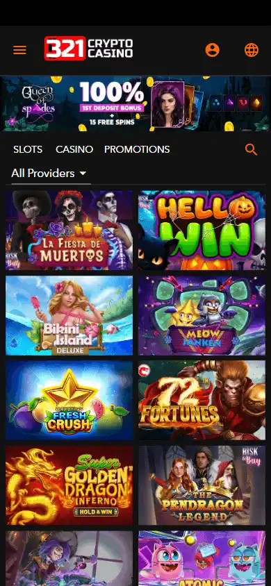 321CryptoCasino screenshot 4