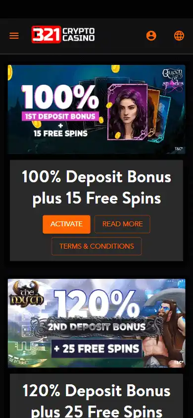 321CryptoCasino screenshot 6