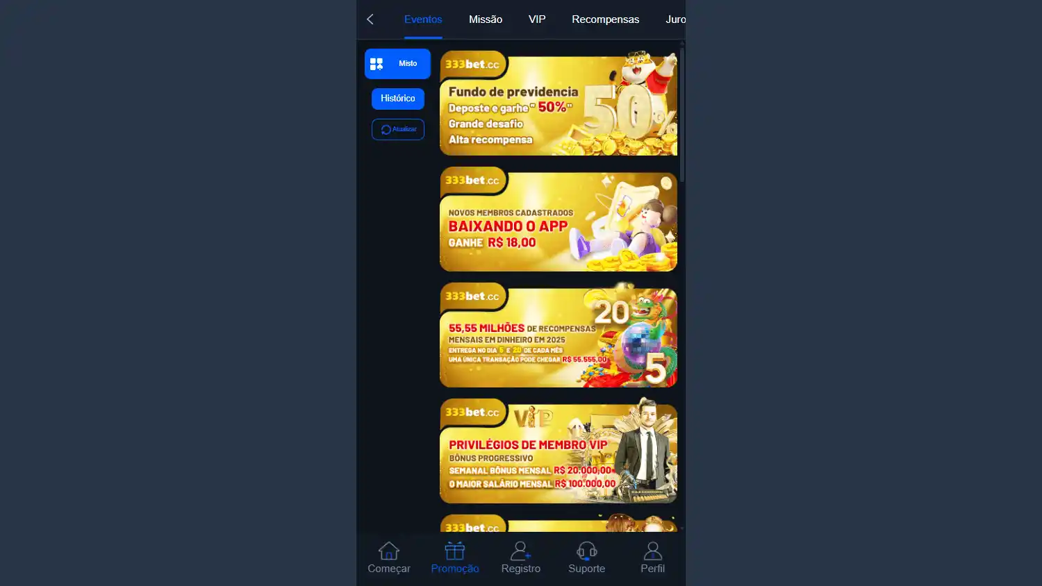 333bet Casino screenshot 3