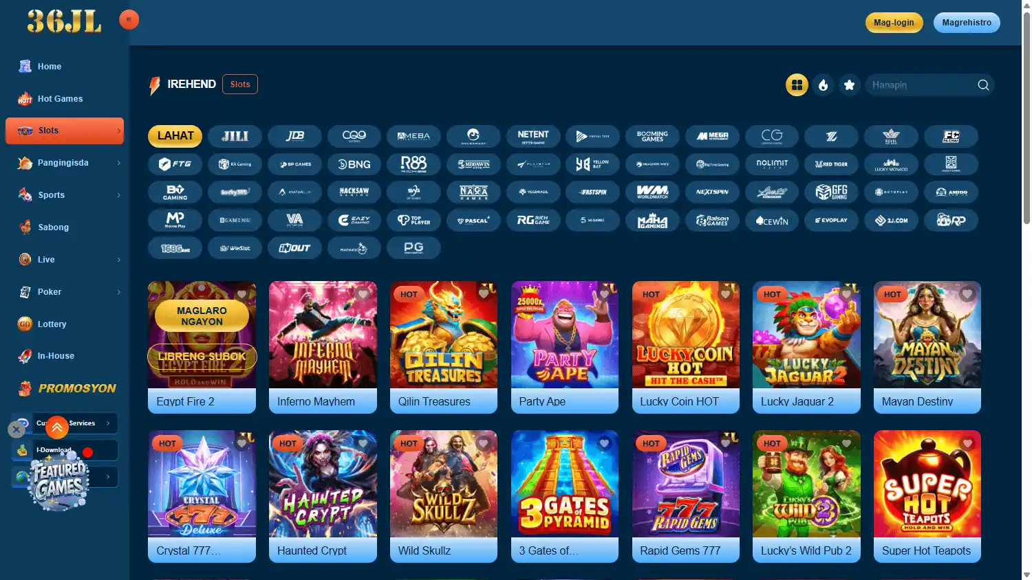 36JL Casino screenshot 2