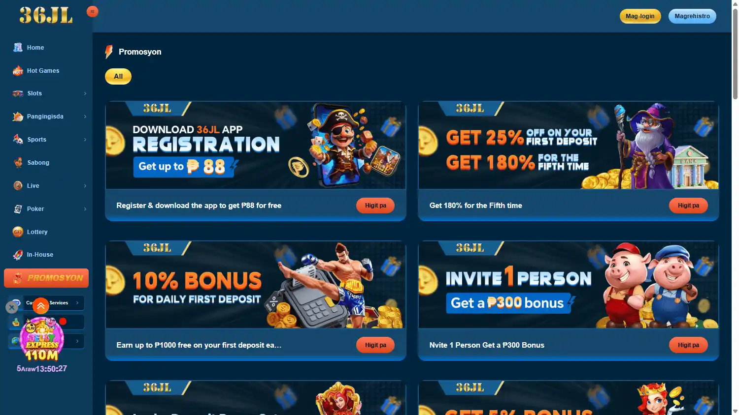 36JL Casino screenshot 3