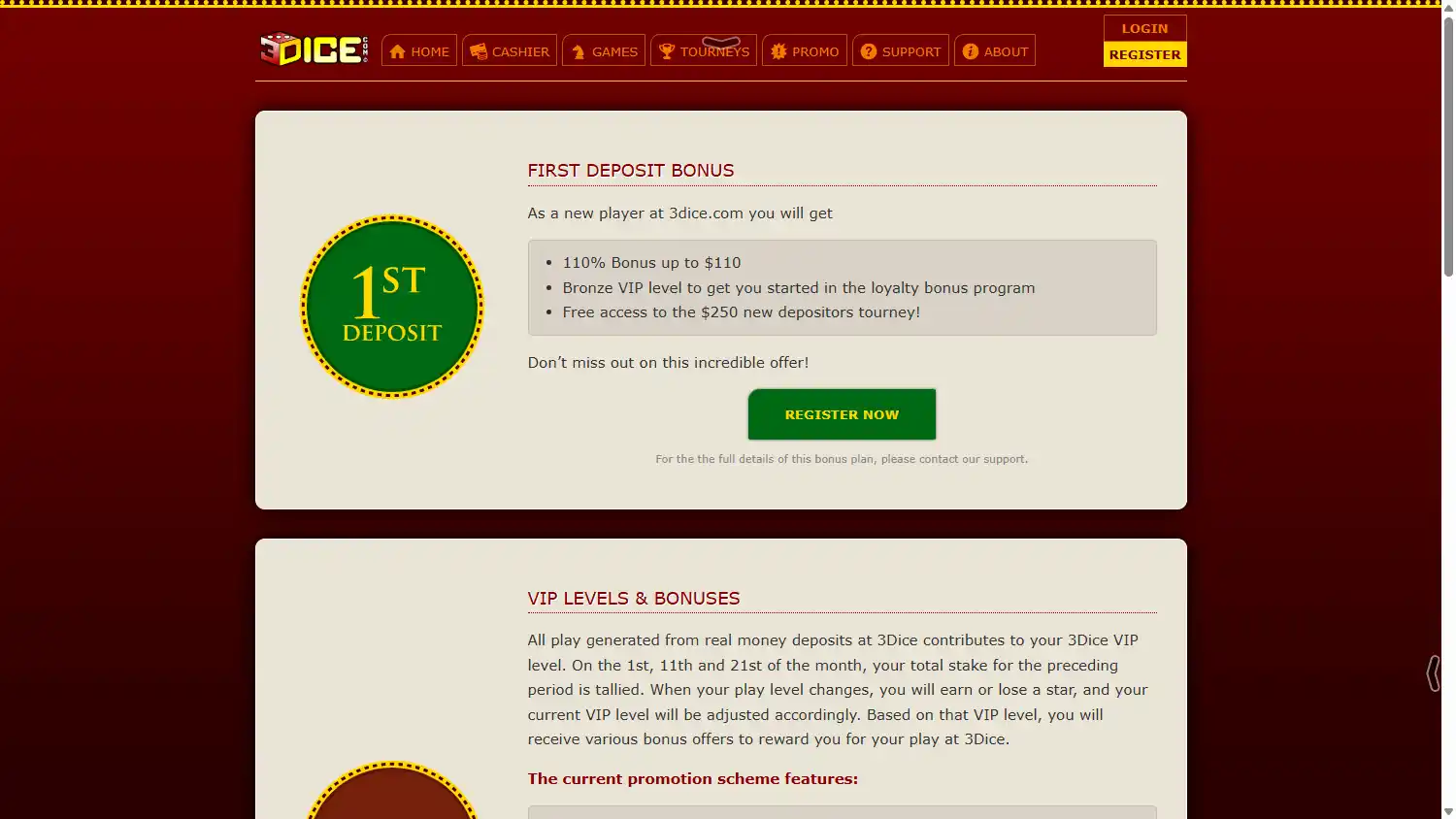 3DICE Casino screenshot 3