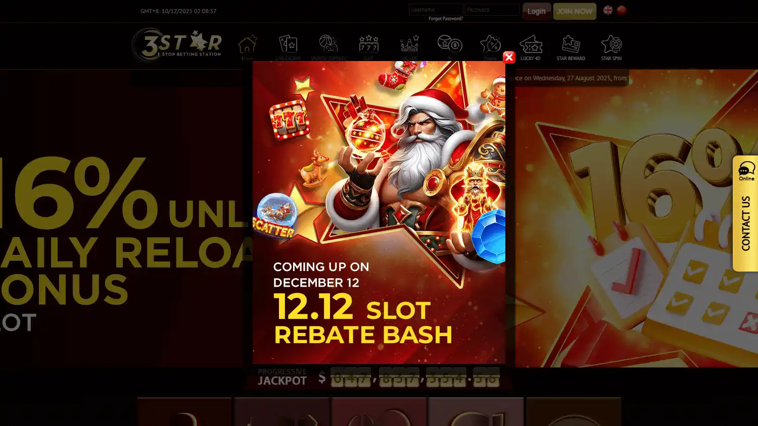 3star88 Casino SG screenshot 1