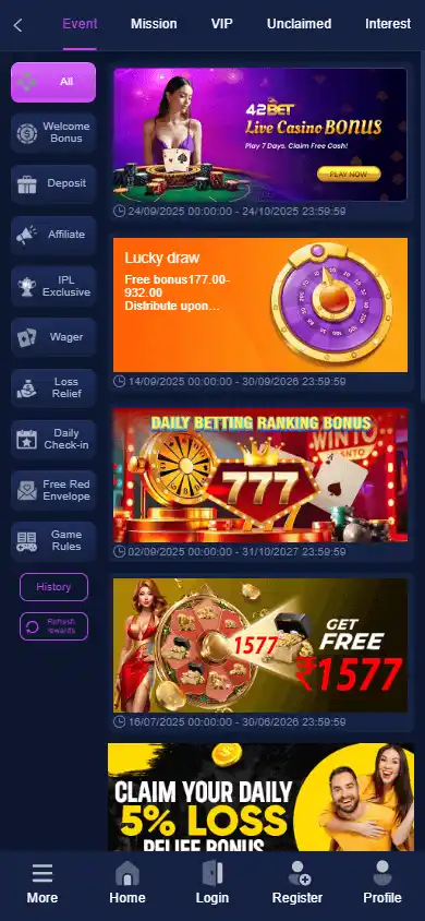 42bet Casino screenshot 6