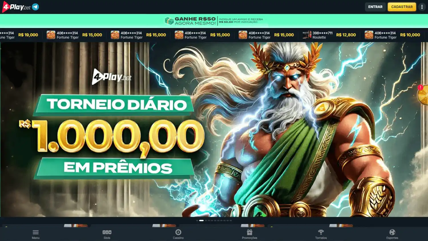 4Play.bet Casino screenshot 1