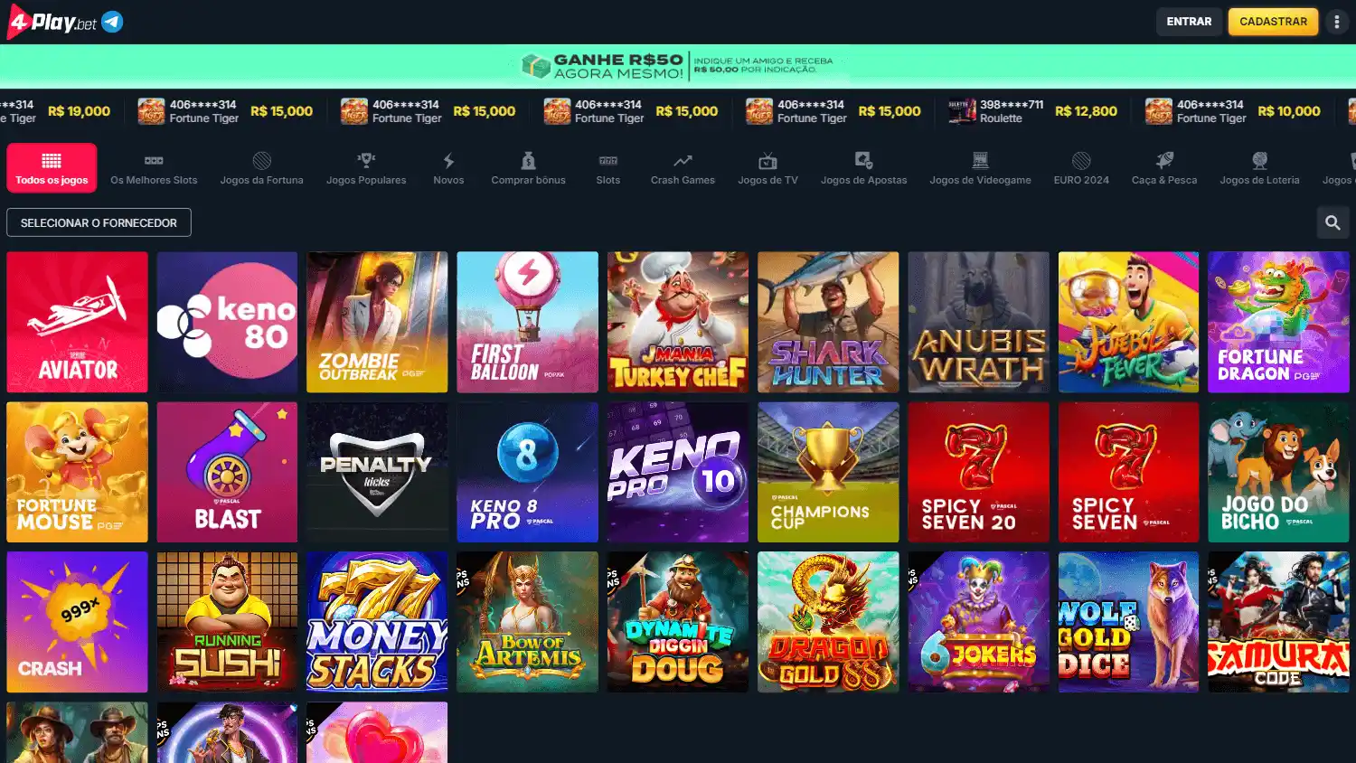 4Play.bet Casino screenshot 2
