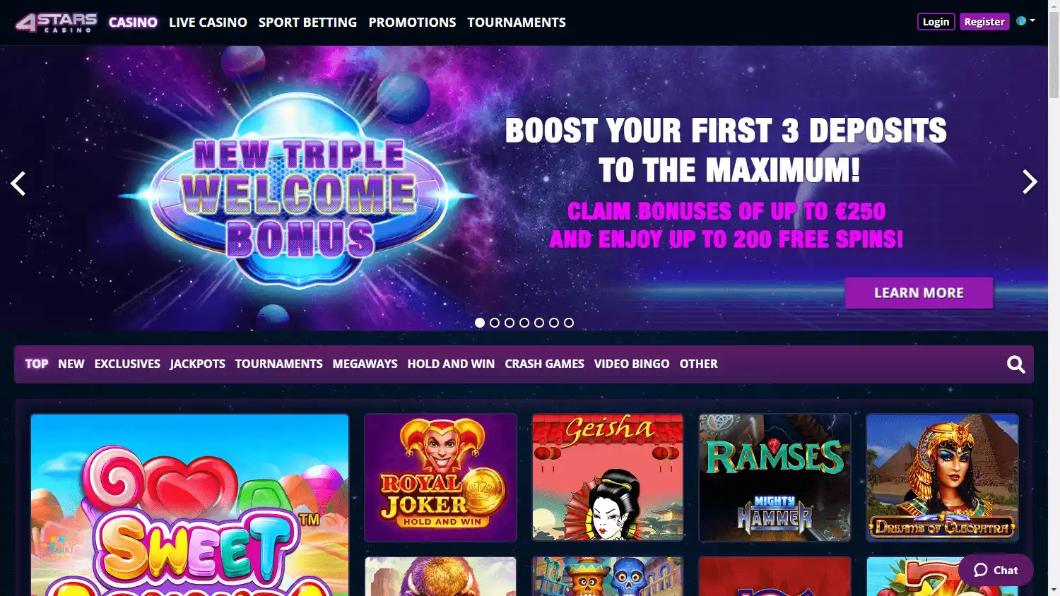 4Stars Casino screenshot 1