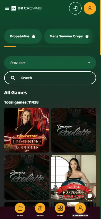 50 Crowns Casino screenshot 5