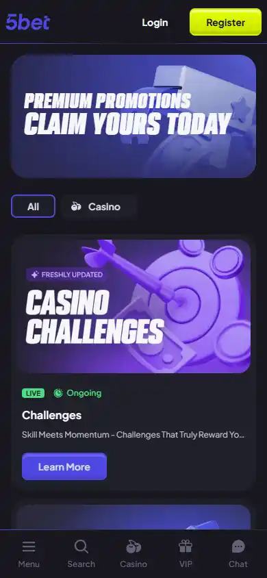 5bet Casino screenshot 6