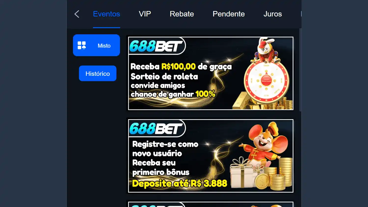688Bet Casino screenshot 1