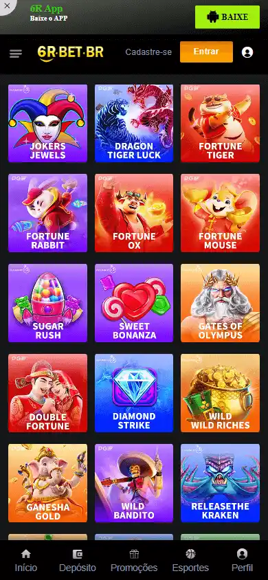 6R Bet Casino screenshot 2