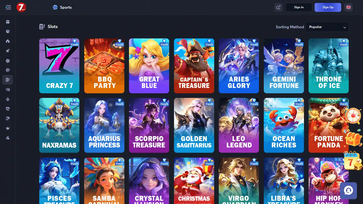 7.bet Casino screenshot 2