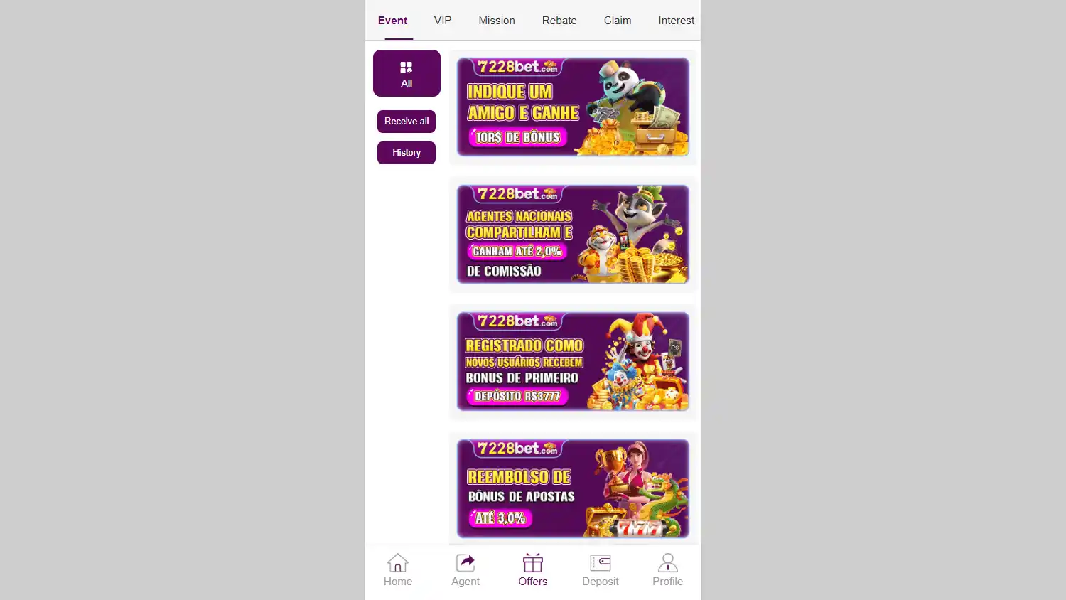 7228Bet Casino screenshot 3