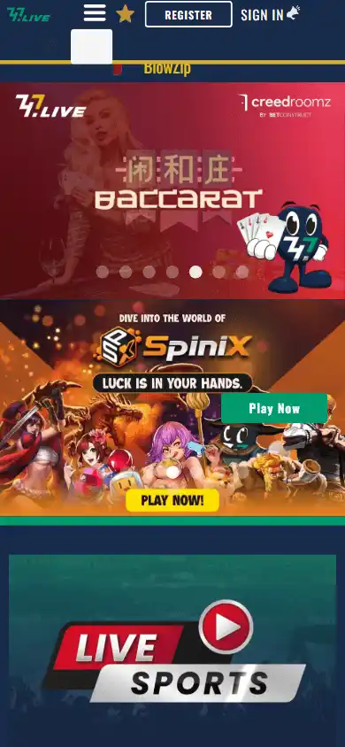 747.live Casino screenshot 4